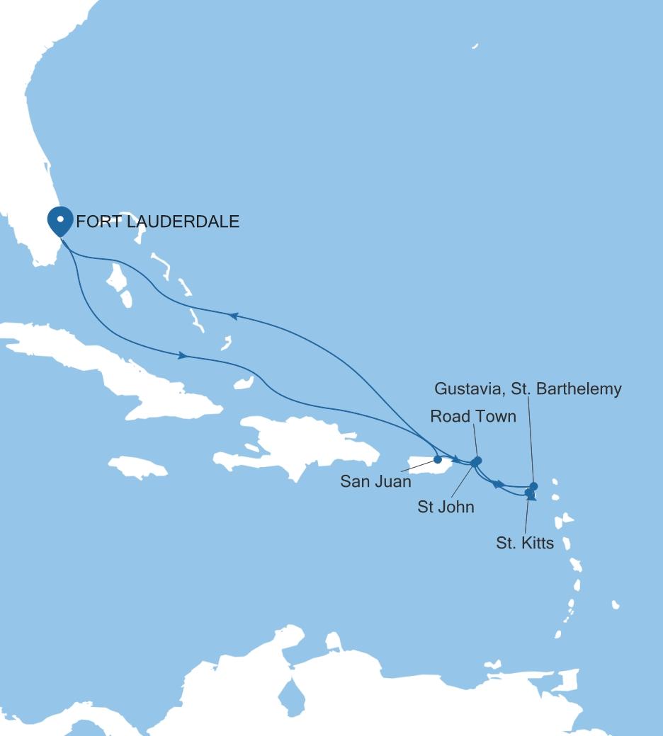 FORT LAUDERDALE, FLORIDA TO FORT LAUDERDALE, FLORIDA