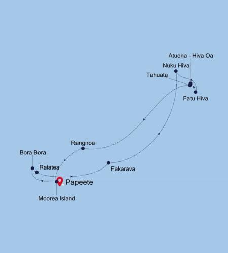 Papeete (Tahiti) to Papeete (Tahiti)