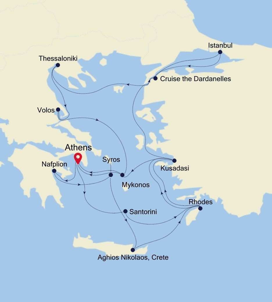 Cruise From Athens (Piraeus) To Athens (Piraeus) - SM250826C18 | Silversea