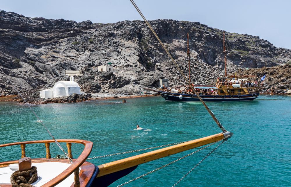 Traditional Caique Cruise & Hot Springs Swimming