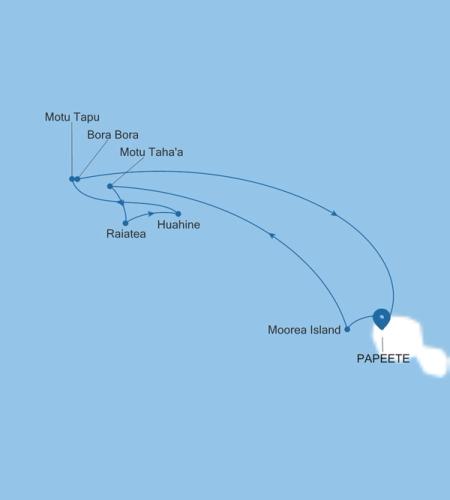 Papeete (Tahiti) to Papeete (Tahiti)