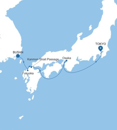 Busan to Tokyo