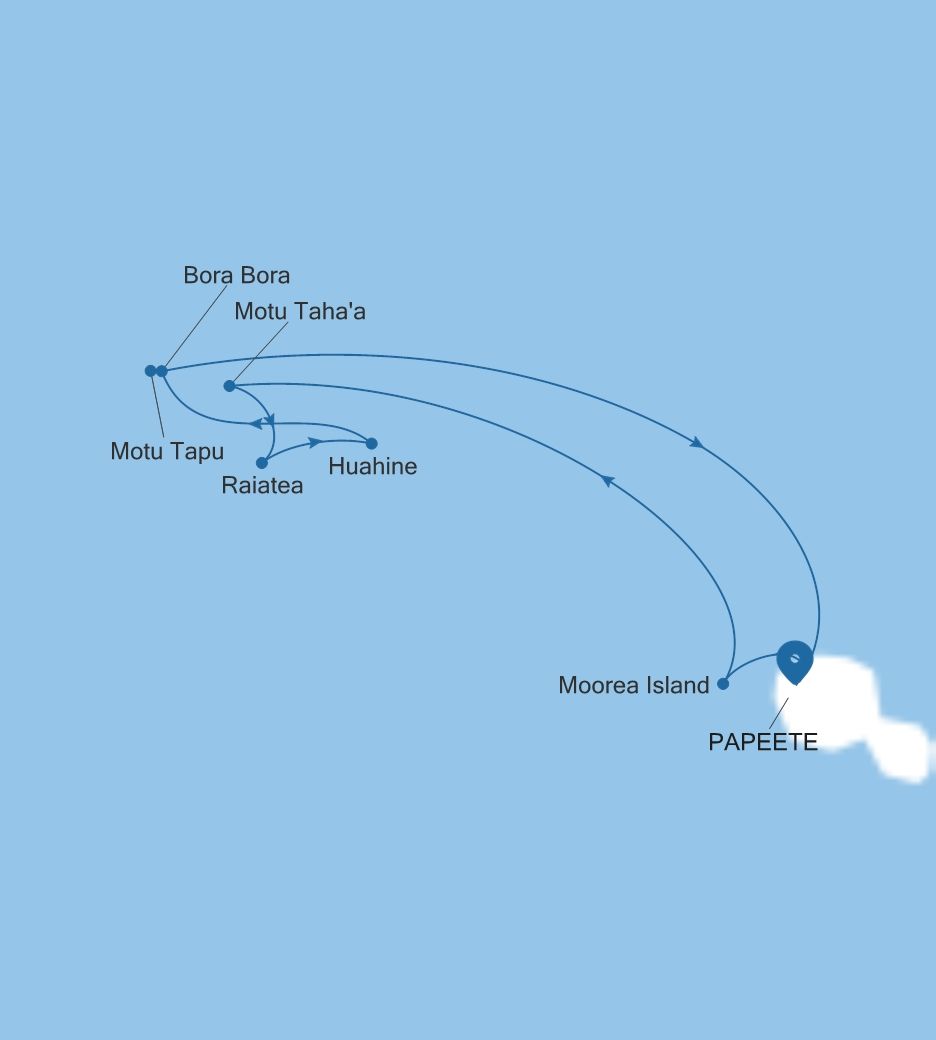 Tahiti様① Cruise from Papeete (Tahiti) to Papeete (Tahiti) - WH260413007