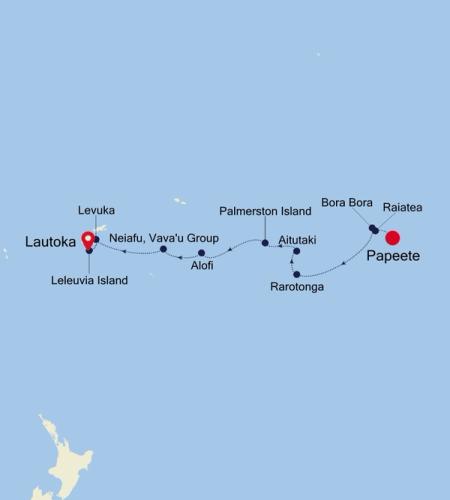 Papeete (Tahiti) a Lautoka