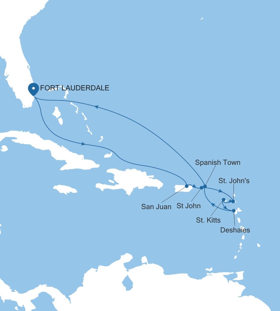 FORT LAUDERDALE, FLORIDA TO FORT LAUDERDALE, FLORIDA