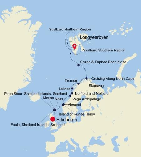 Edinburgh (Leith) a Longyearbyen