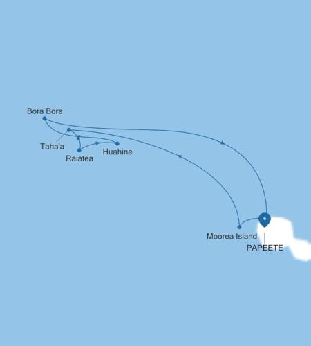 Papeete (Tahiti) to Papeete (Tahiti)