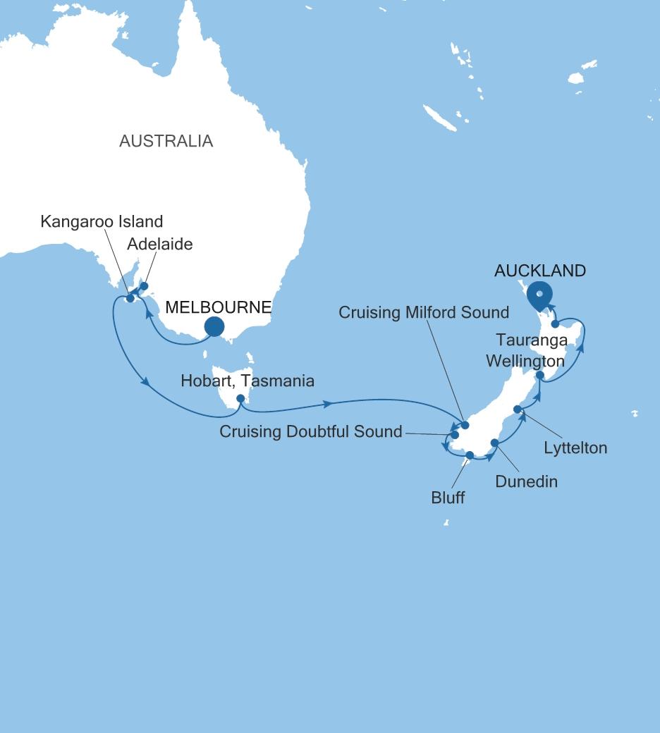 MELBOURNE TO AUCKLAND