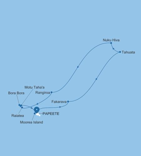 Papeete (Tahiti) nach Papeete (Tahiti)