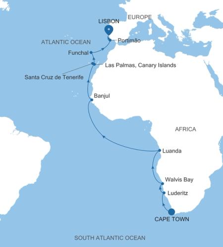 Cape Town to Lisbon