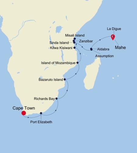 Cape Town to Mahe