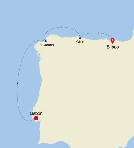 Lisbon to Bilbao