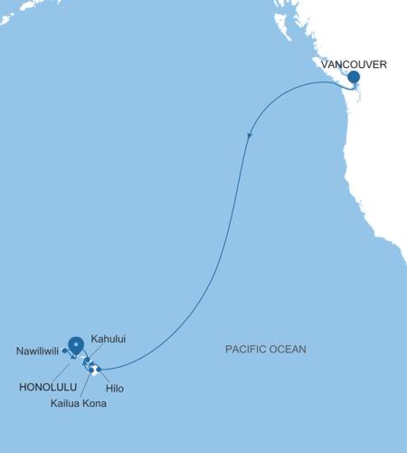 Vancouver à Honolulu, Oahu, Hawaii