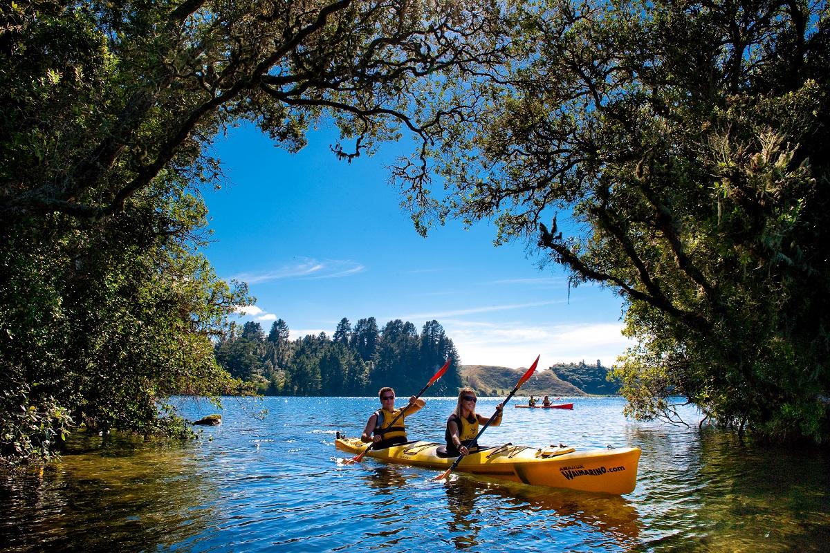 Lake Rotoiti & Glowworm Cave Kayaking