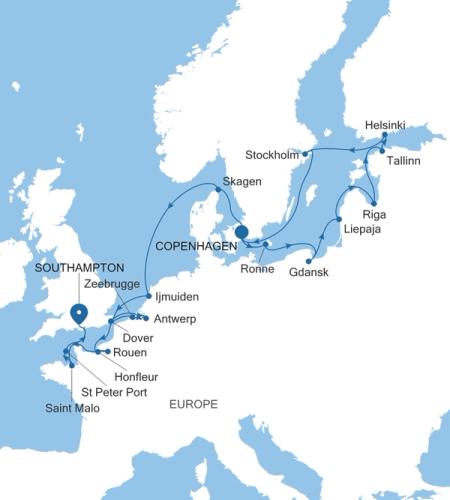 Copenhagen à Southampton