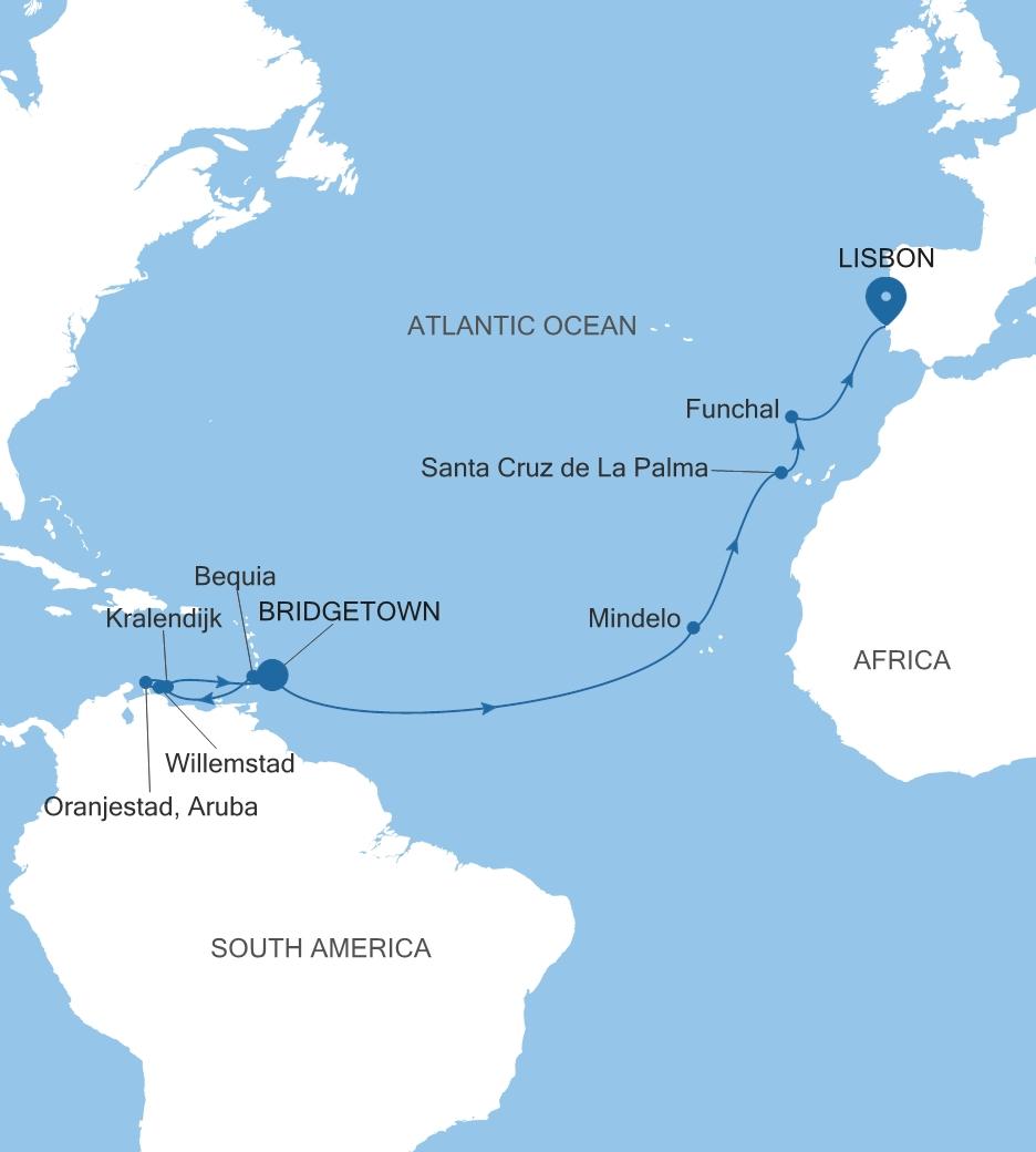 BRIDGETOWN TO LISBON