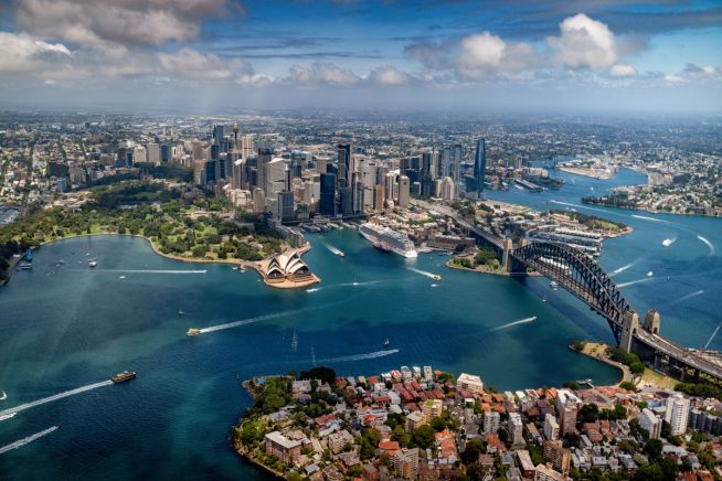 Sydney a Auckland