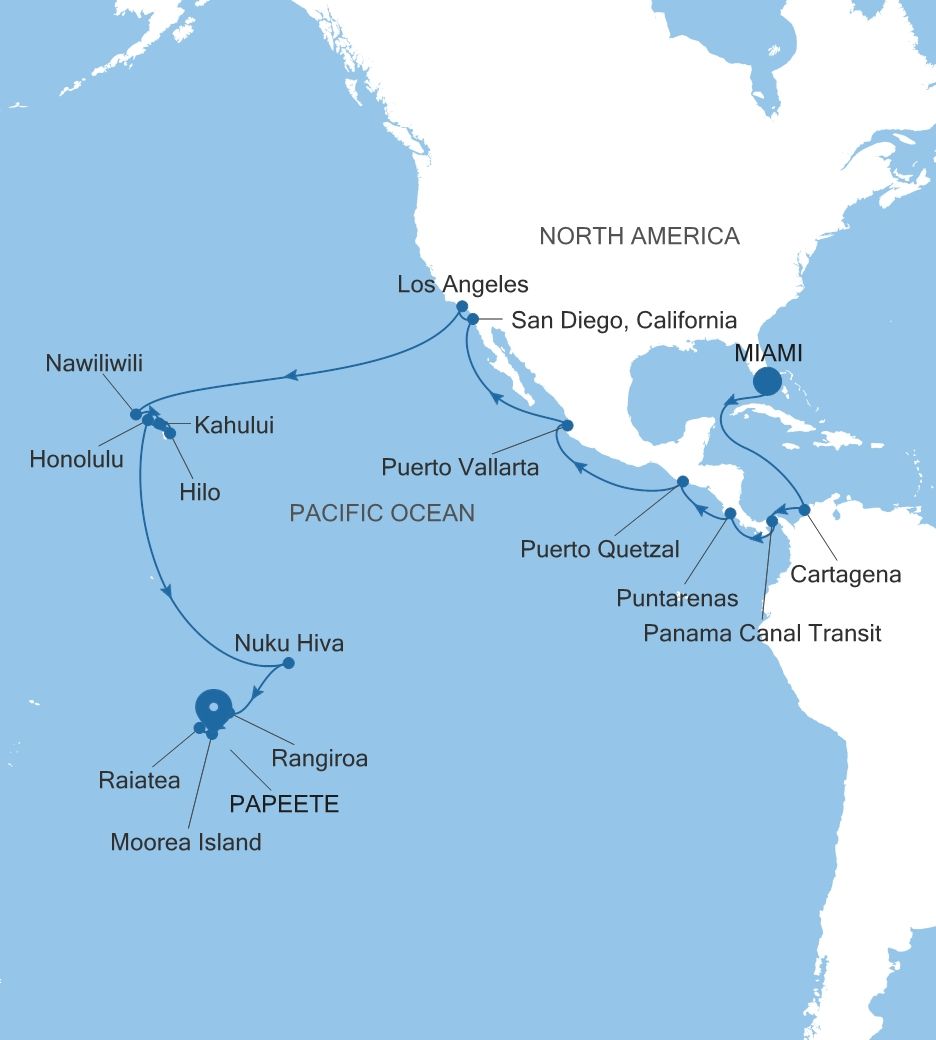 The Panama Canal, Hawaii & French Polynesia Featuring Mexico — image 3