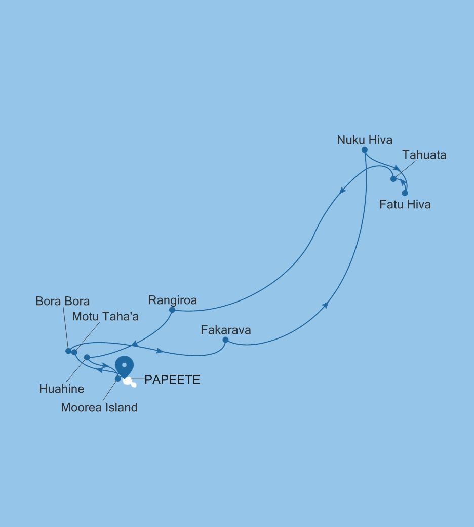 Cruise from Papeete (Tahiti) to Papeete (Tahiti) - WH261101014