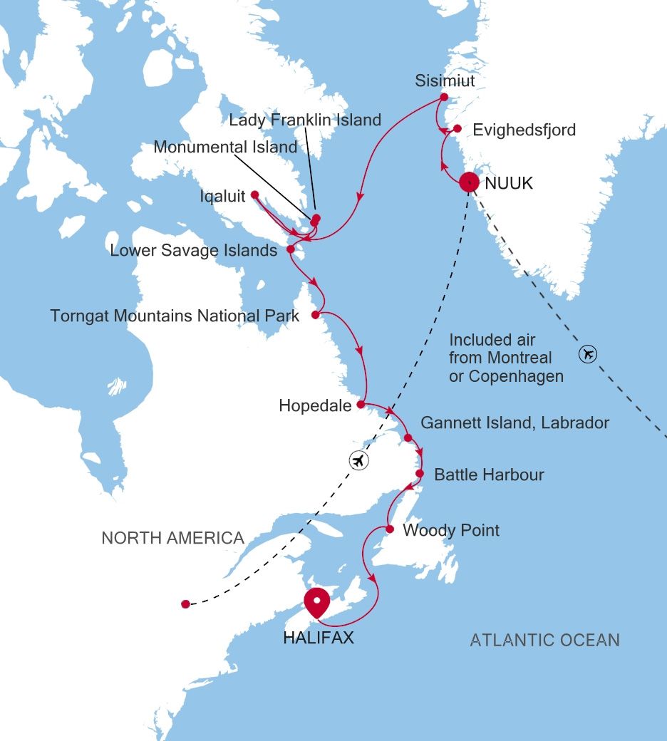 Cruise from Nuuk (Godthab) to Halifax, Nova Scotia - WI270917014