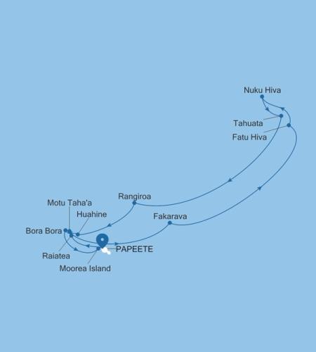 Papeete (Tahiti) to Papeete (Tahiti)