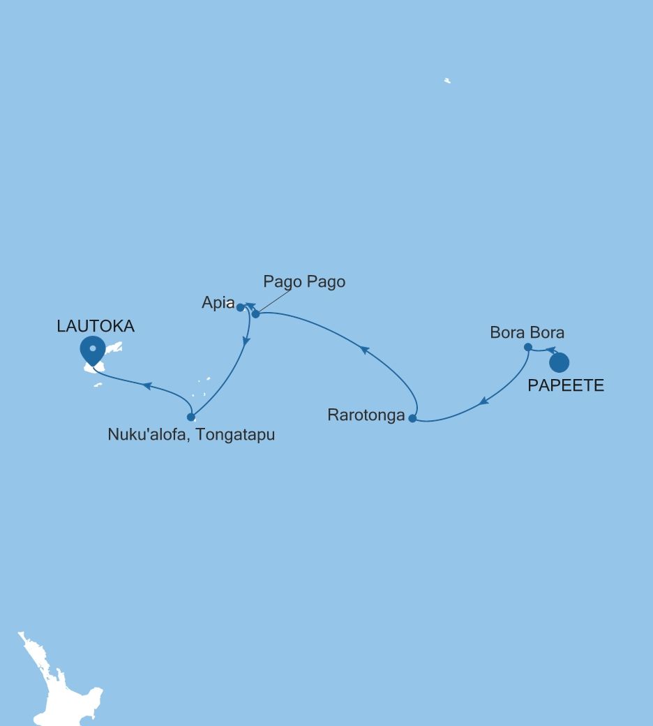 Cruise from Papeete (Tahiti) to Lautoka - DA270130011