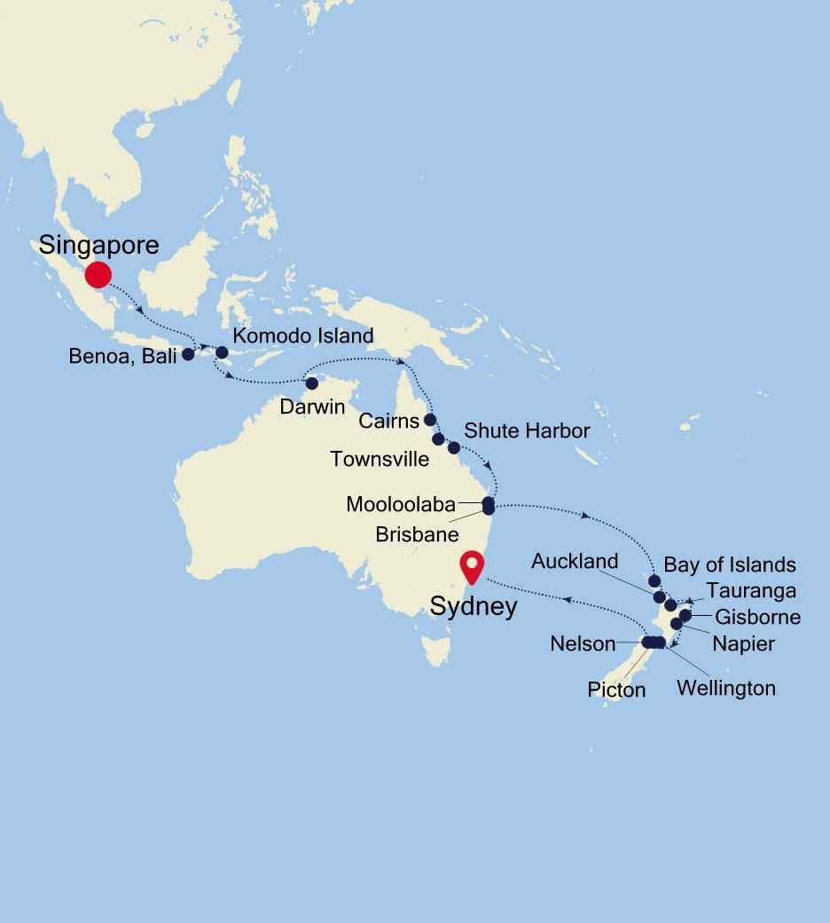 Cruise from Singapore to Sydney SM241021C32 Silversea