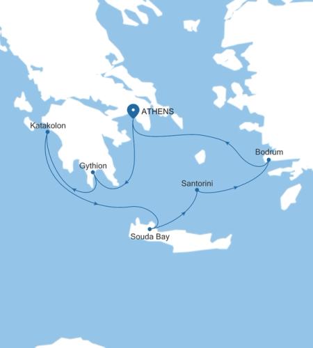 Athens (Piraeus) to Athens (Piraeus)