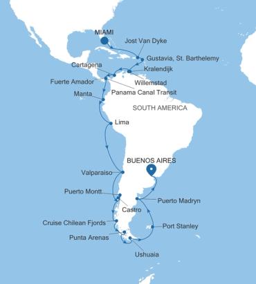Miami, FL to Buenos Aires