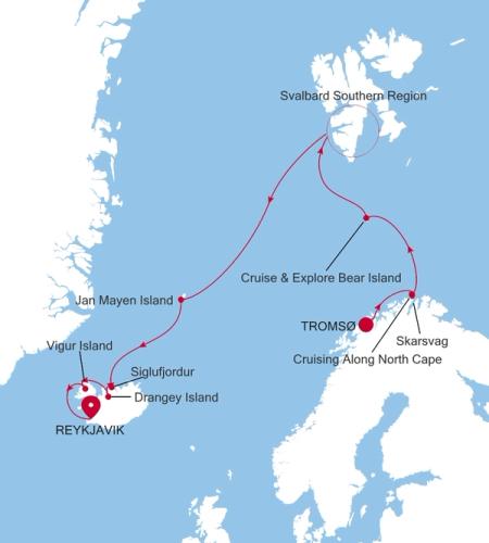 Tromsø to Reykjavik
