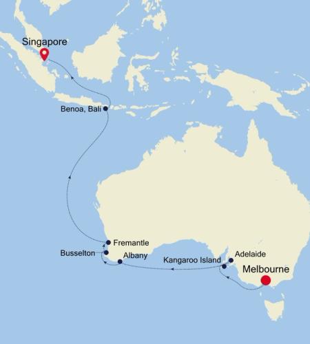 Melbourne to Singapore