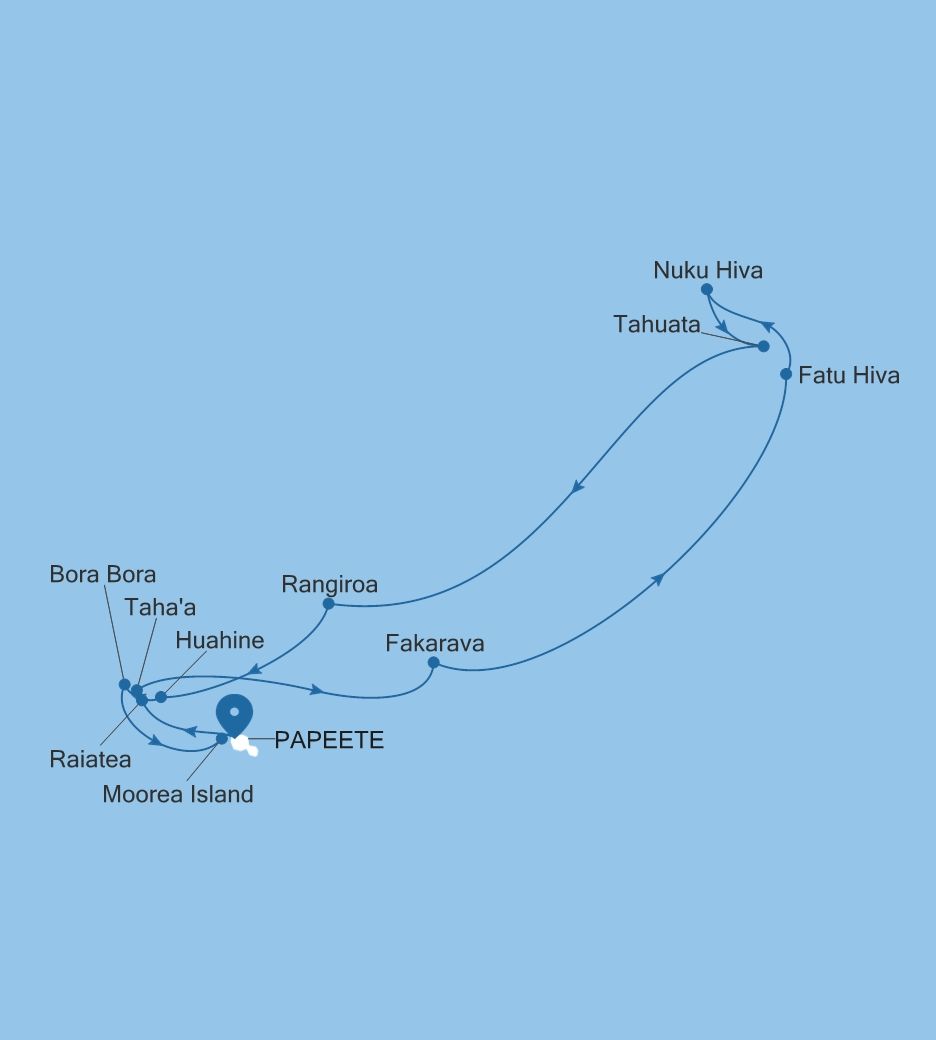 Tahiti様③ Cruise from Papeete (Tahiti) to Papeete (Tahiti) - WH271107014