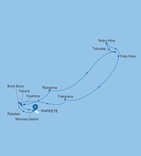 Papeete (Tahiti) to Papeete (Tahiti)