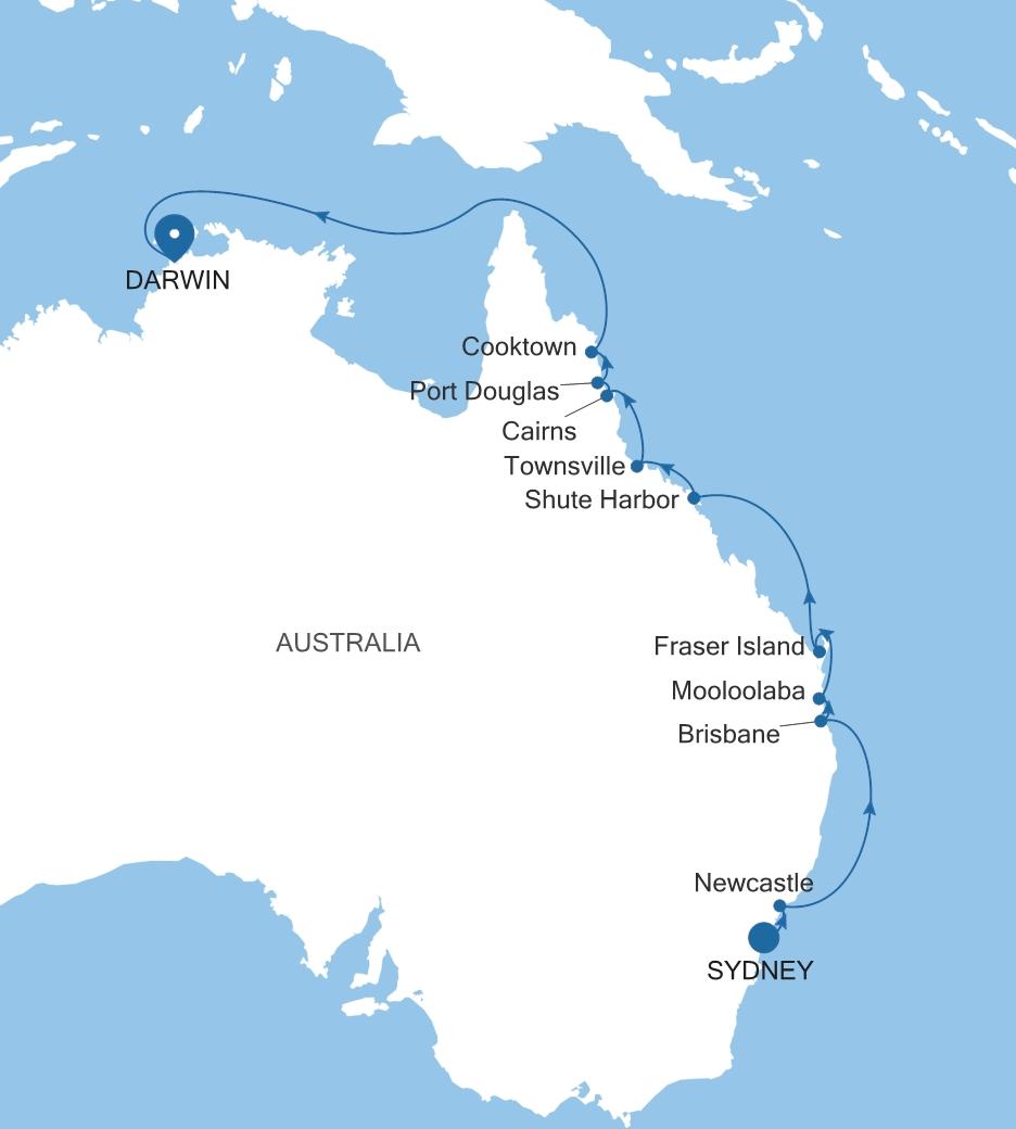 SYDNEY TO DARWIN