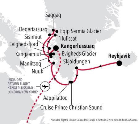 Reykjavik to Kangerlussuaq