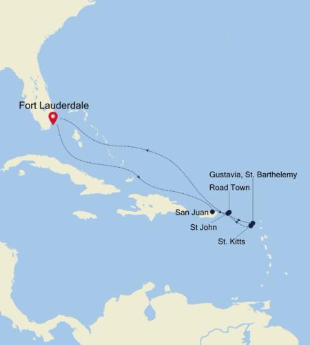 Fort Lauderdale, Florida to Fort Lauderdale, Florida