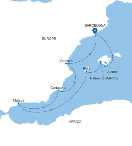 Barcelona to Barcelona