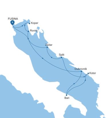 Fusina (Venice) to Fusina (Venice)
