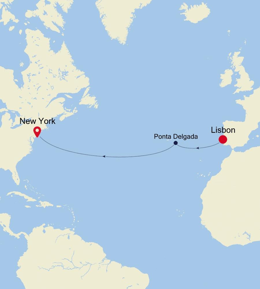 transatlantic cruise lisbon to new york