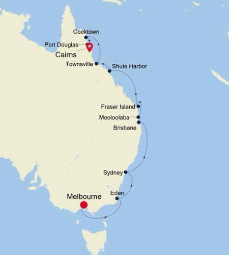 Melbourne to Cairns