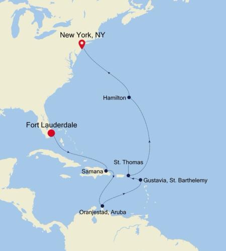 Fort Lauderdale, Florida to New York, NY