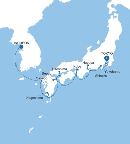 Incheon (Seoul) to Tokyo