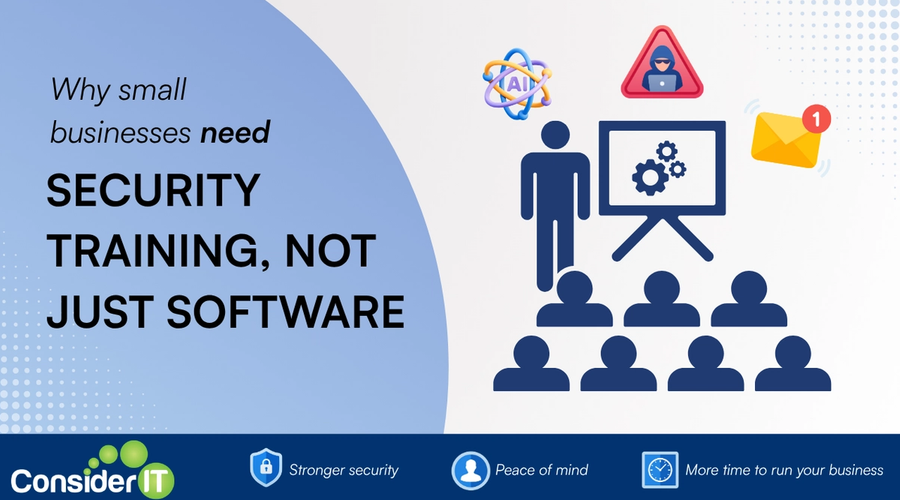 Why small businesses need security training, not just software
