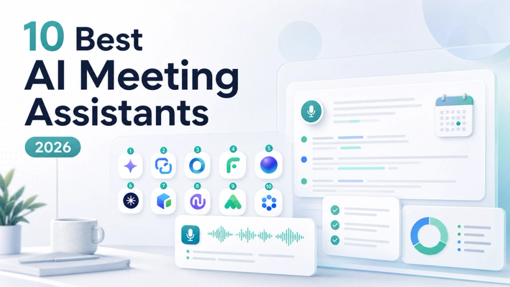 10 Best AI Meeting Assistants in 2026 ranked comparison cover