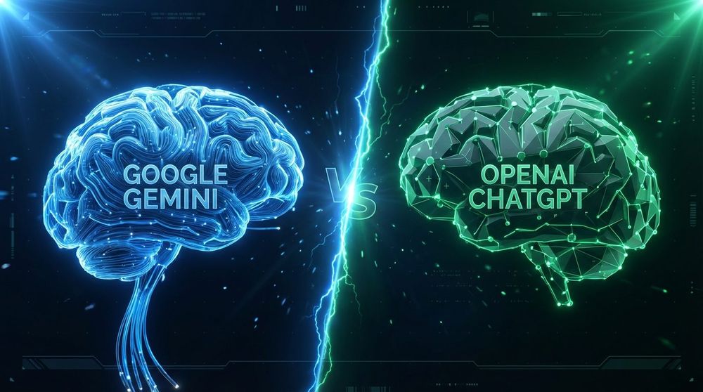 Comparison of Gemini 3.0 and ChatGPT 5.2 AI models