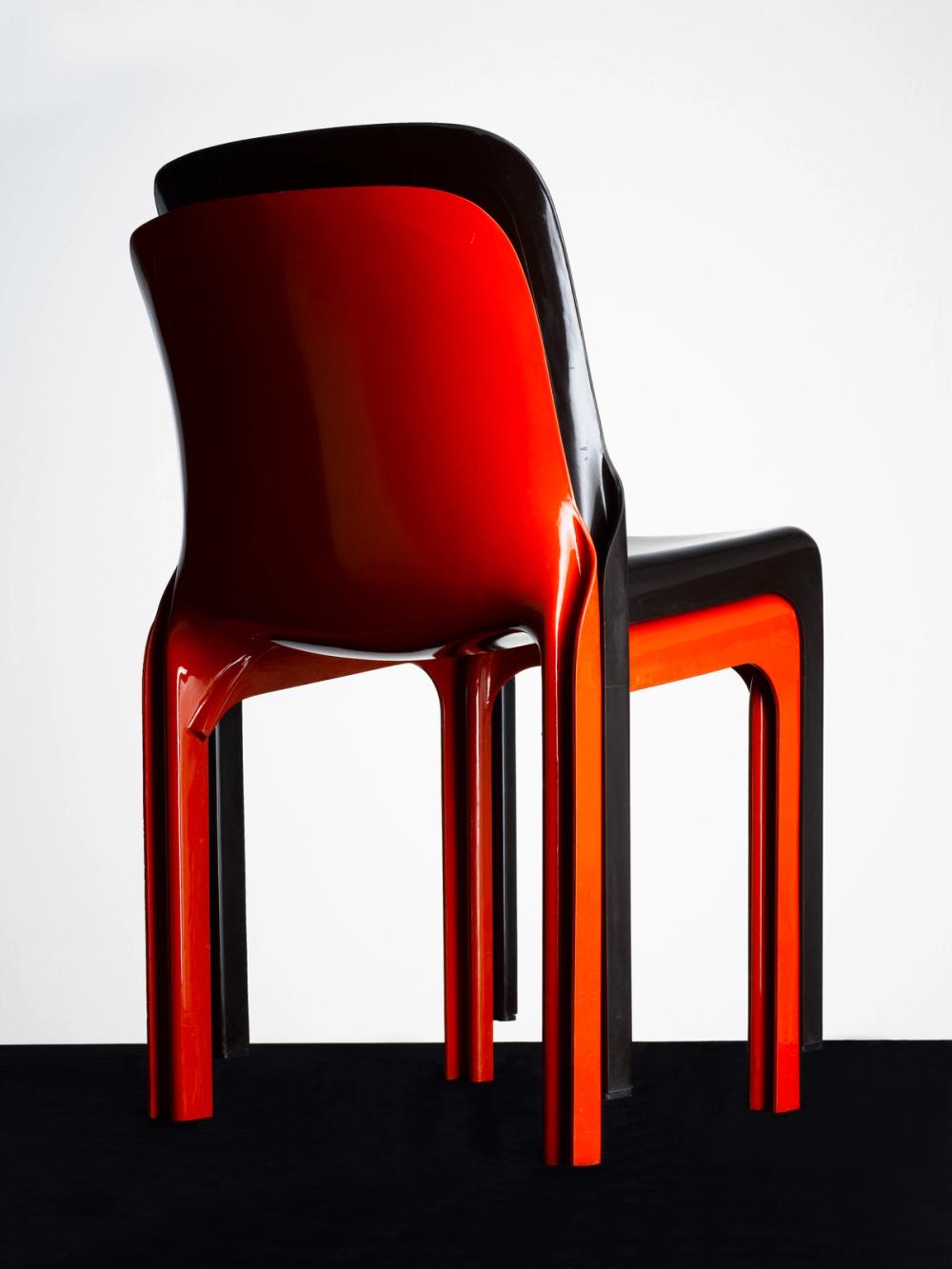 Vico Magistretti, Stapelstuhl „Selene“, 1969, Sammlung Museum für Kunst und Gewerbe Hamburg, Foto: Hans Hansen, © Museum für Kunst und Gewerbe Hamburg, © Fondazione Vico Magistretti