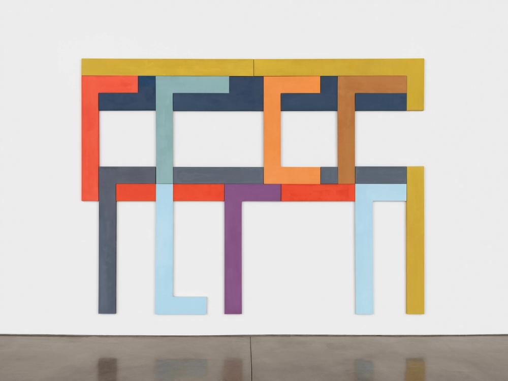 David Novros (*1941), Asturias 2, 2022, Öl auf Leinwand, insg. 342,9 x 457,2 cm, Collection of the artist, courtesy of Paula Cooper Gallery, New York © 2026 David Novros / VG Bild-Kunst, Bonn 2026. Courtesy Paula Cooper Gallery, New York, Foto: Steven Probert