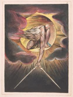 William Blake (1757–1827) Europa, eine Prophezeiung, Frontispiz – Urizen (Europe a Prophecy, frontispice – Urizen), 1794