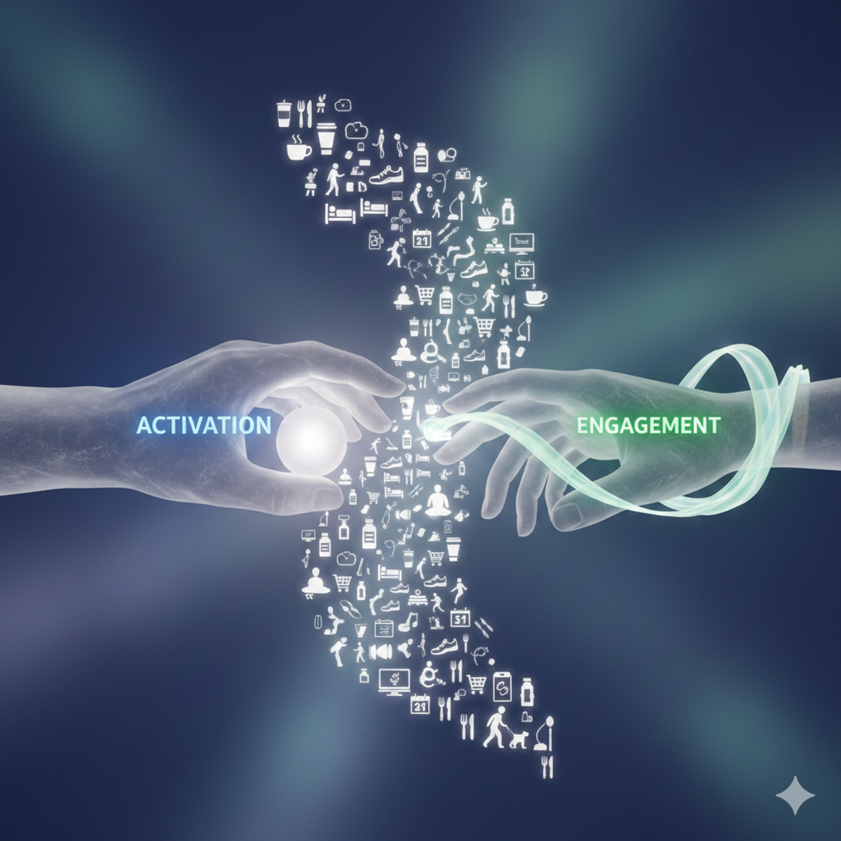 Activation is what the patient has. Engagement is what you do together.