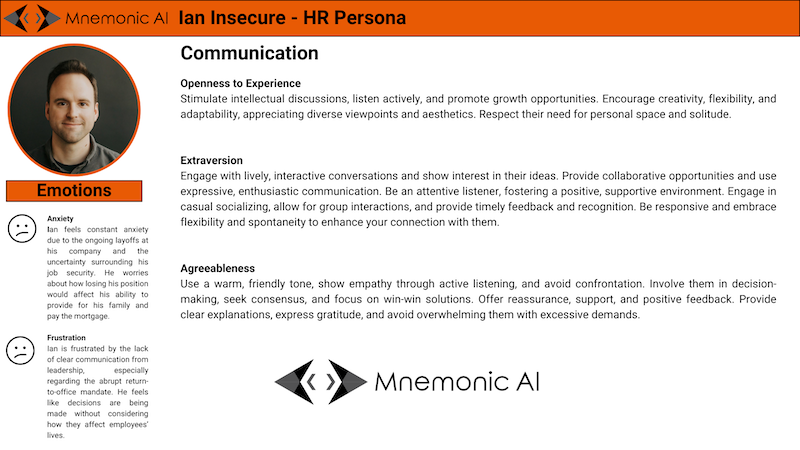 HR Persona Communication 